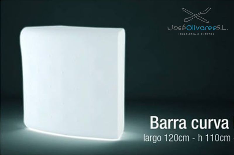 Barra Curva Iluminada Chill Out con batería