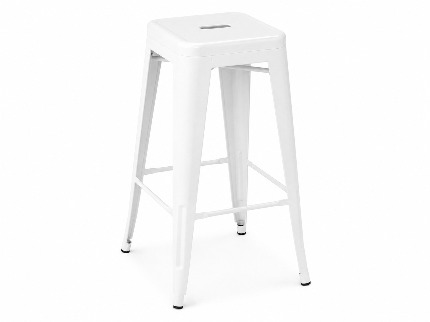 Taburete Metal Blanco